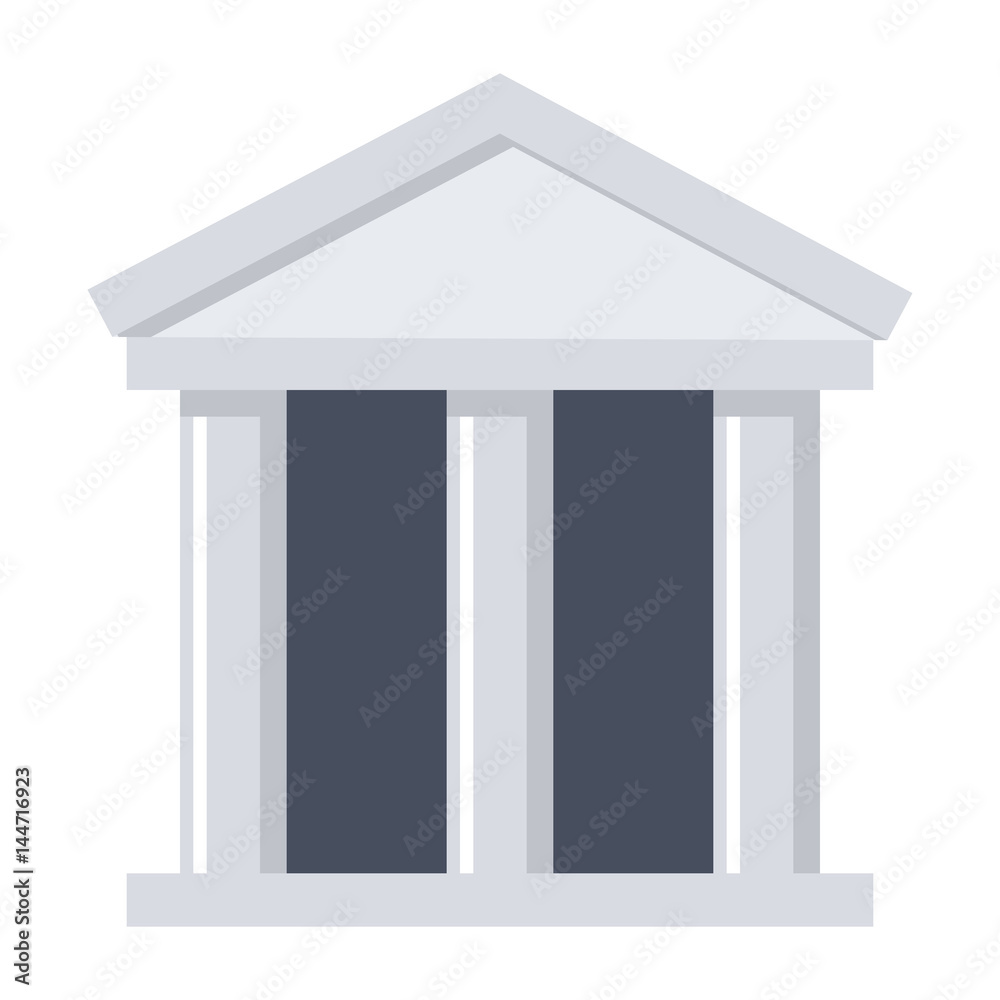 Scientific organization, vector illustration in flat style Scientific organization, vector illustration in flat style