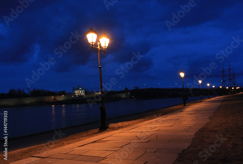 Travel#Velikij Novgorod#river#sky#lamp#city