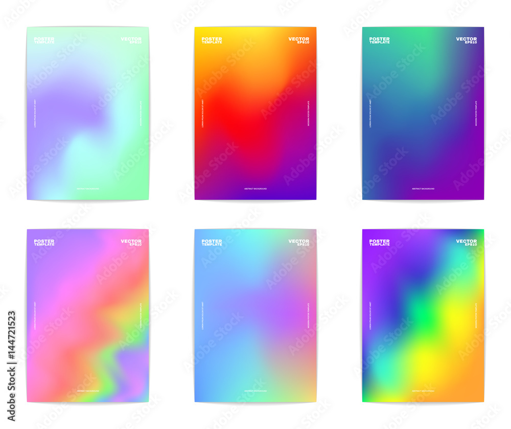 Abstract poster collection Abstract poster collection