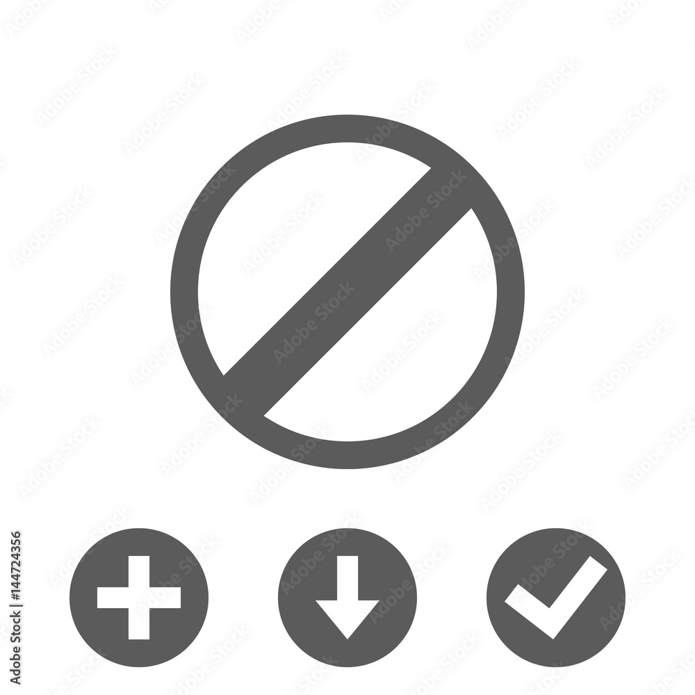 rescricted icon stock vector illustration flat design rescricted icon stock vector illustration flat design