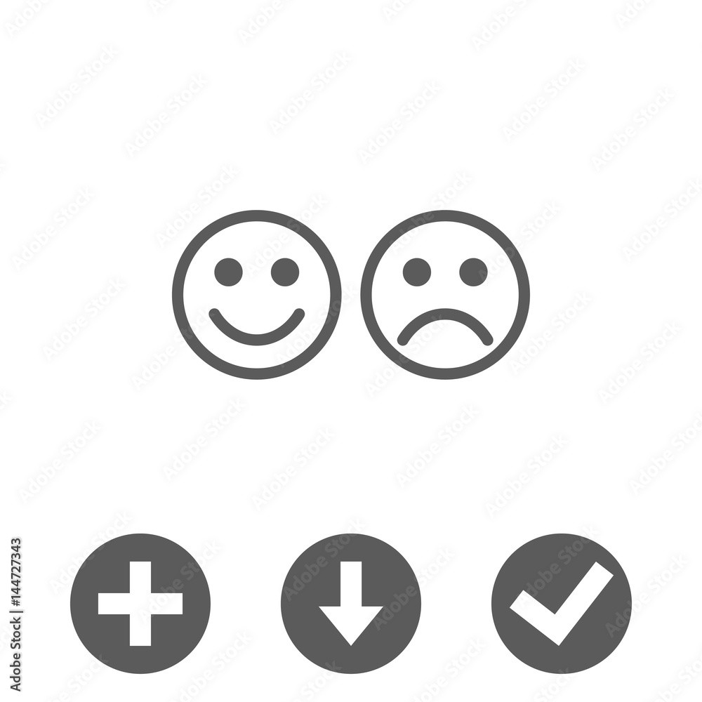 Smile icon stock vector illustration flat design Smile icon stock vector illustration flat design