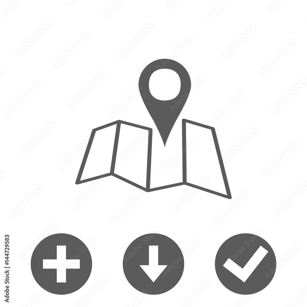 navigation icon stock vector illustration flat design navigation icon stock vector illustration flat design