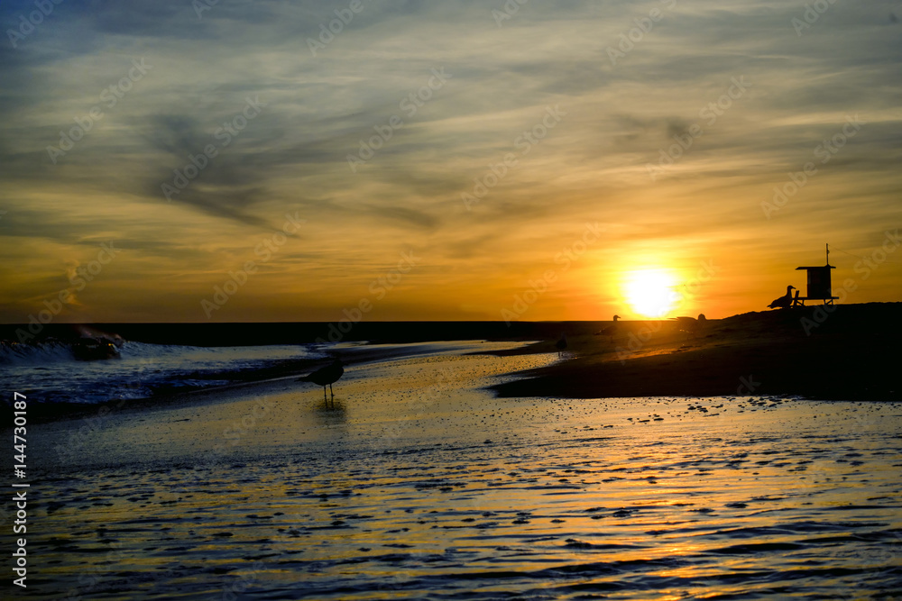 
California Beach Sunset 