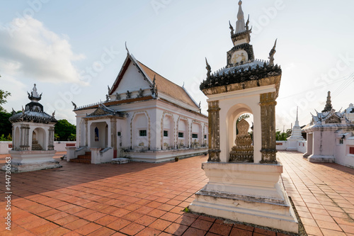 The area of Wat Khu Tao, Mae Tom, Bang Klam, Songkhla, Thailand
