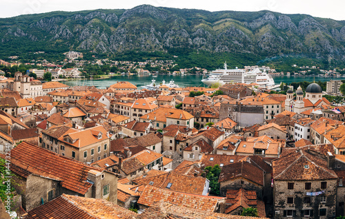 The old town of Kotor in Montenegro