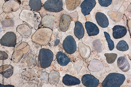 Background wall made of stone.