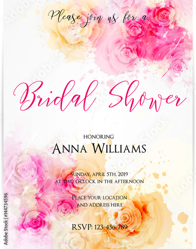 Bridal shower invitation