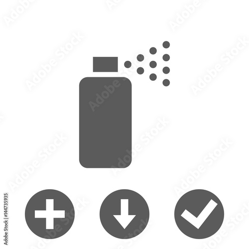 spray icon stock vector illustration flat design