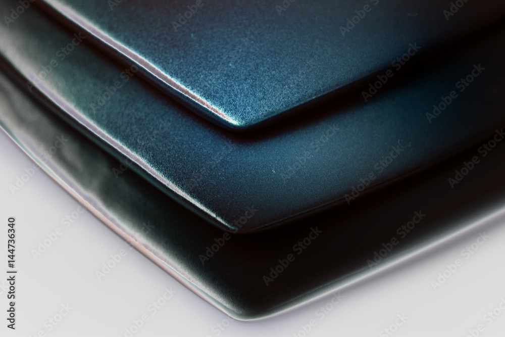 Dark blue corners Dark blue corners