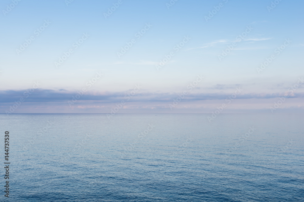 Horizon, where the sea and the sky merge together.