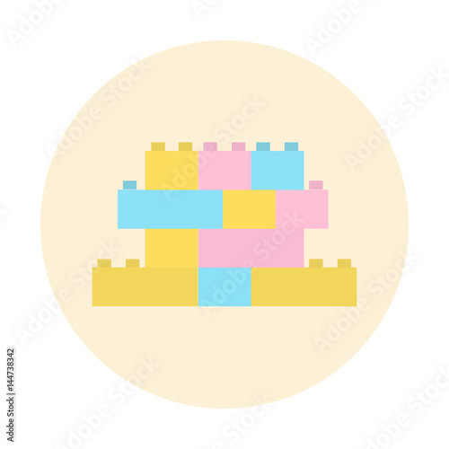 Building blocks vector icon