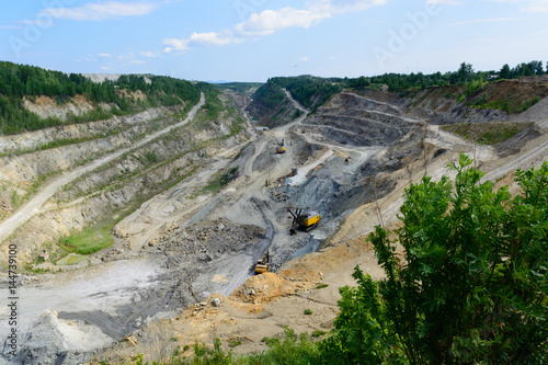 Tayginsky graphite pit