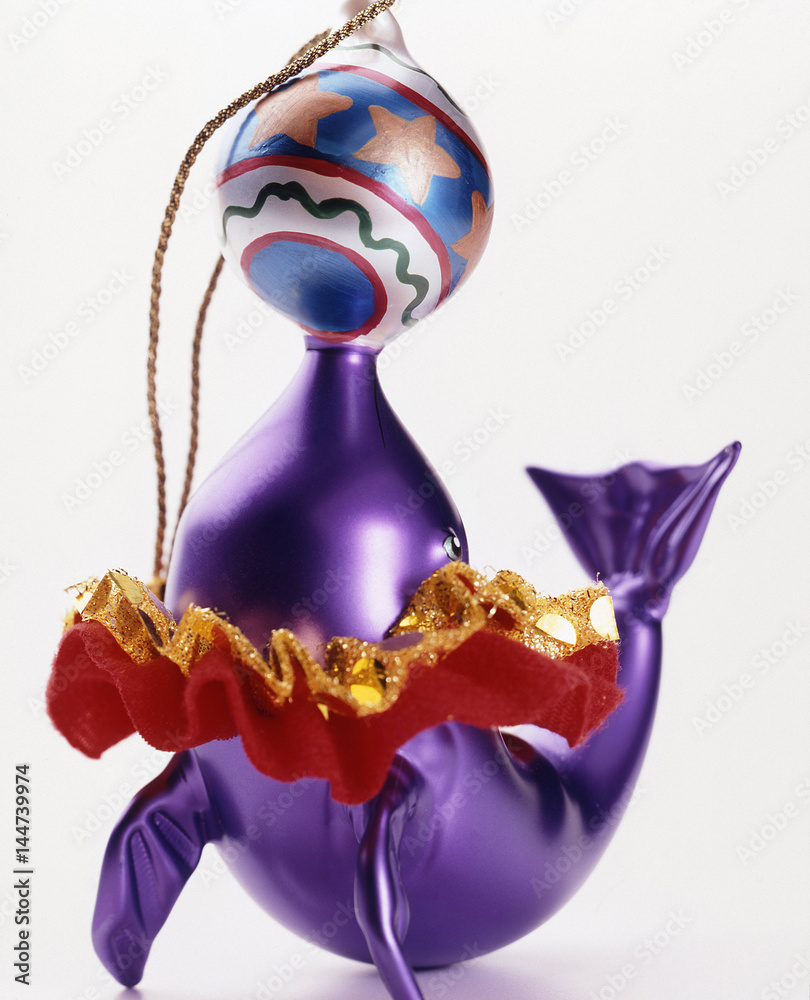 Naklejka premium Dolphin Decoration