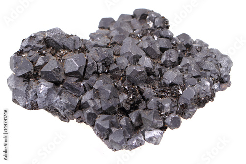 Cuadro en lienzo galena mineral isolated