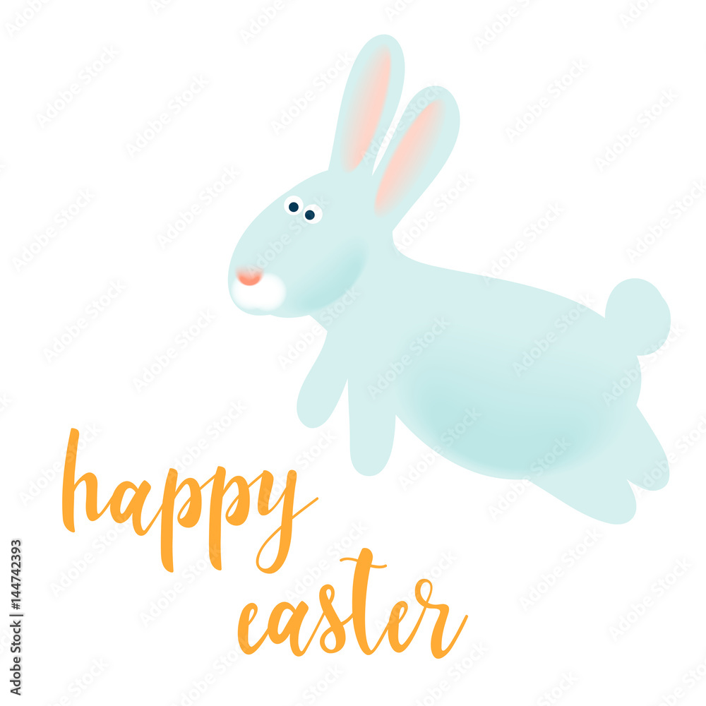 Fototapeta premium Happy easter greeting.