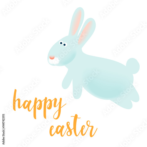 Happy easter greeting.