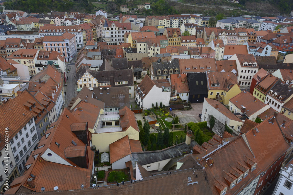 Blick auf die Altstadt von Meissen