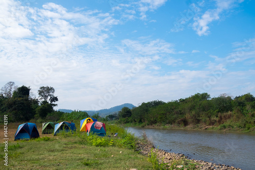 Camping on the river