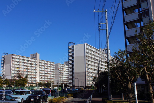 Gyoda complex / It is an apartment complex located in Funabashi-shi, Chiba Prefecture. It was created by the Housing Corporation at the time, and operation began in March 1976. photo