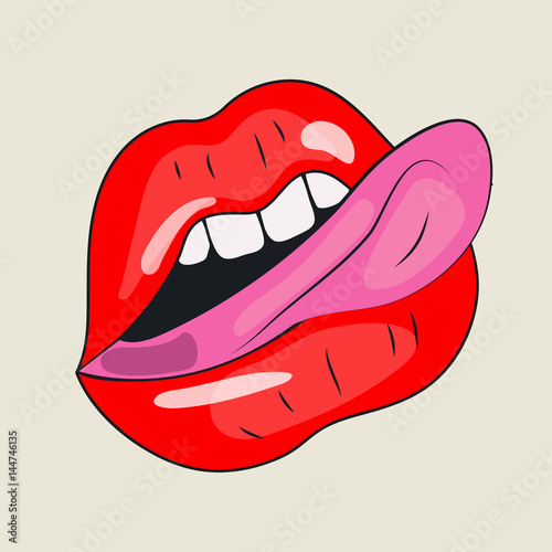 Sexy female lips