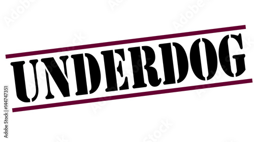 Stamp with text UNDERDOG