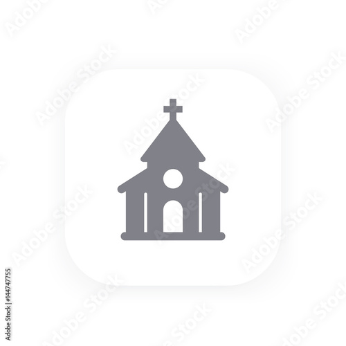 church vector icon