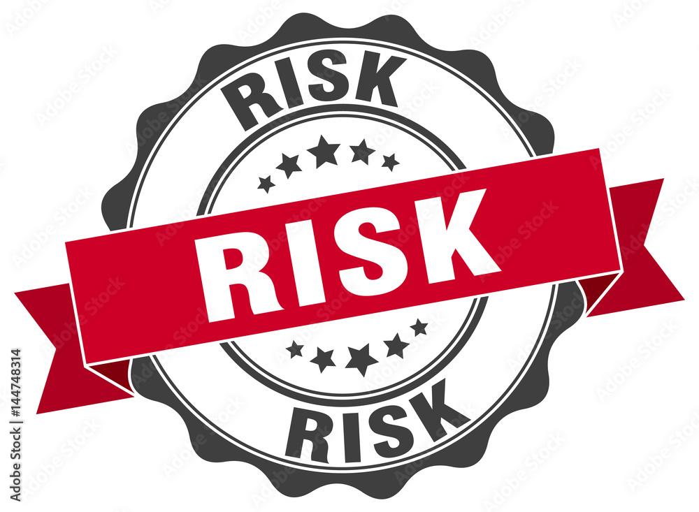 Obraz premium risk stamp. sign. seal