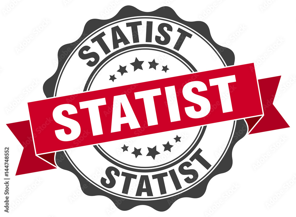 Obraz premium statist stamp. sign. seal