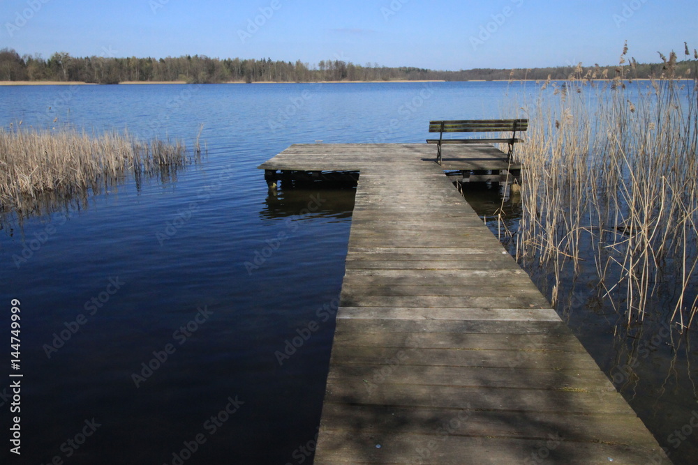 Stillleben am Krakower See in Mecklenburg
