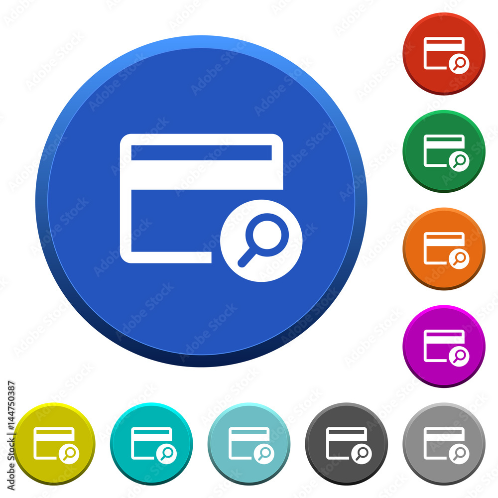 Find credit card beveled buttons Find credit card beveled buttons