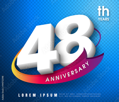 Anniversary emblems 1 anniversary template design