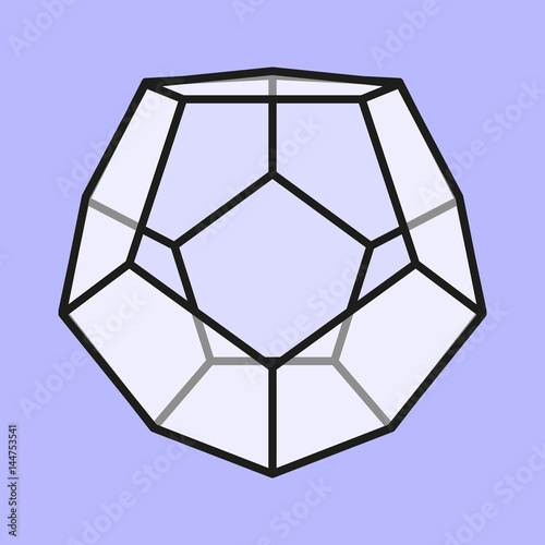 Vector illustration with glass florarium