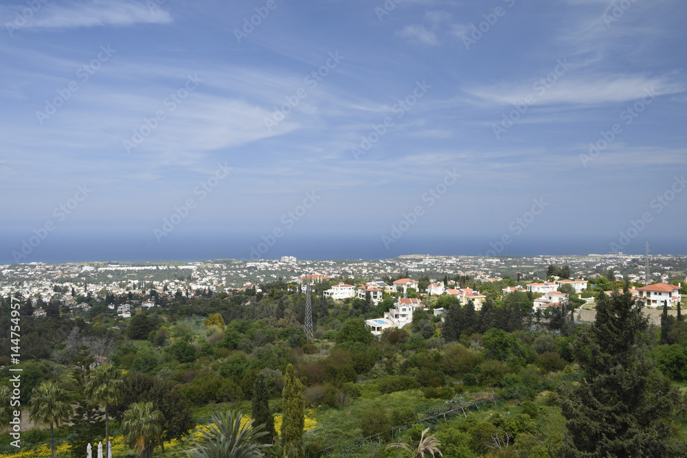 View to the North East over the Kyrenia town View to the North East over the Kyrenia town