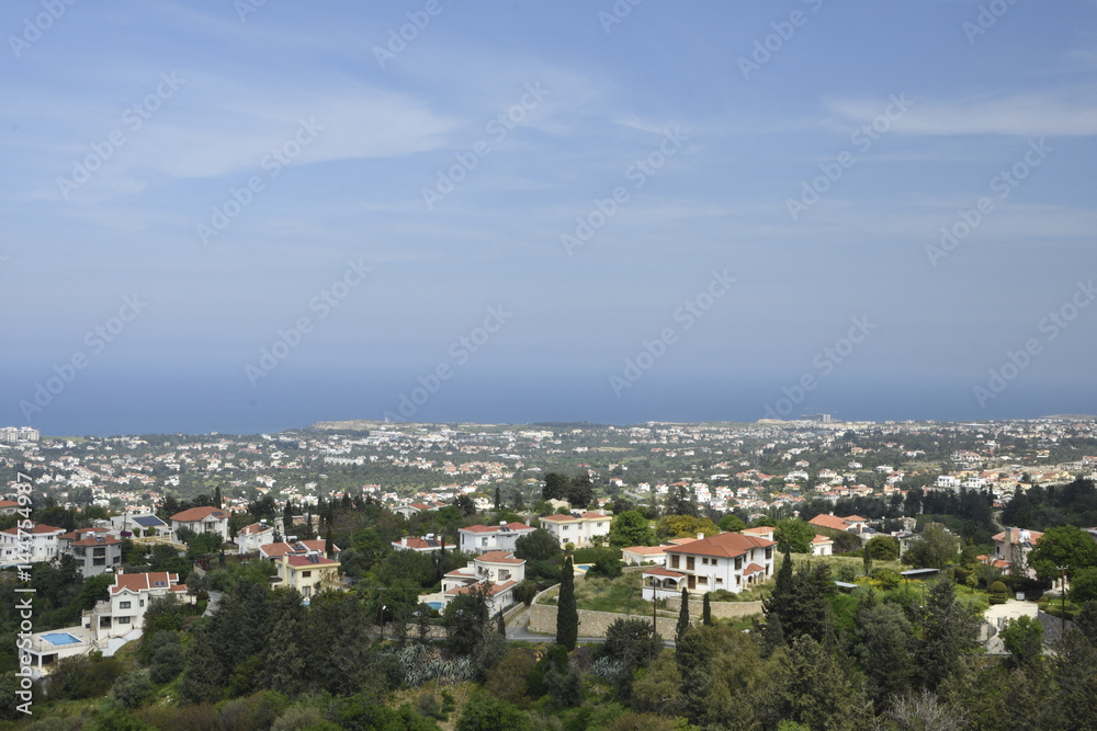 View to the North West over the Kyrenia town