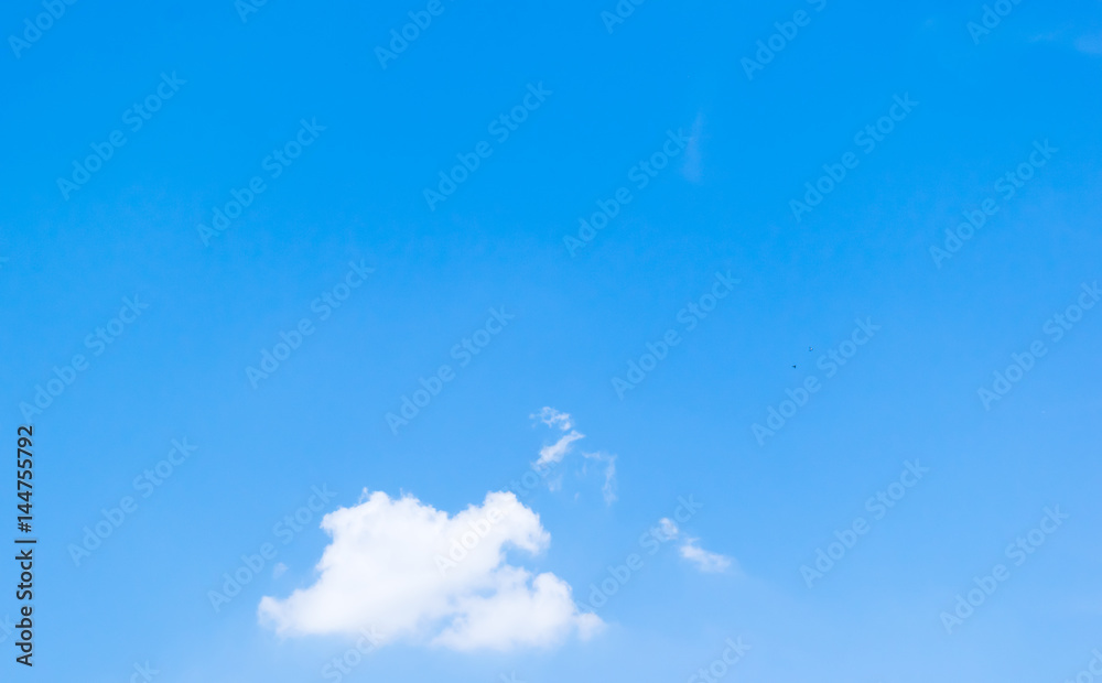 Beautiful of blue sky with white cloud for texture background. Concept idea background.