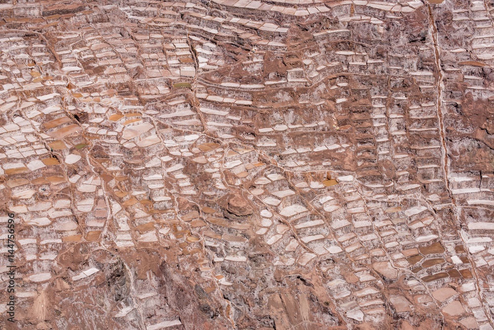 Obraz premium Salinas de Maras near Cusco, Peru