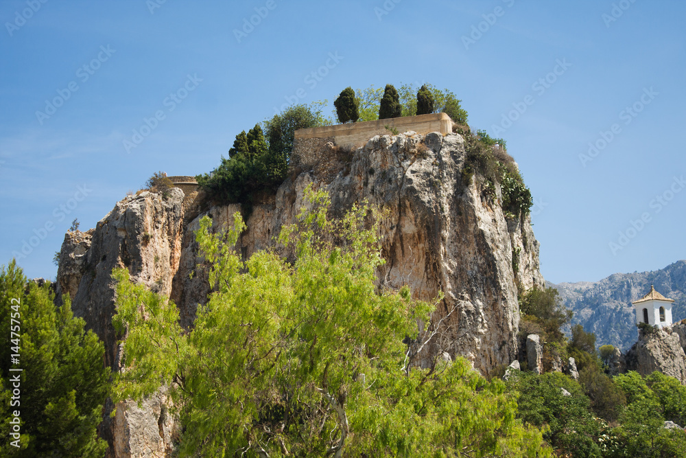 El Castell de Guadalest or briefly Guadalest is a Valencian town and municipality located in a mountainous area of the comarca of Marina Baixa, in the province of Alicante, Spain
