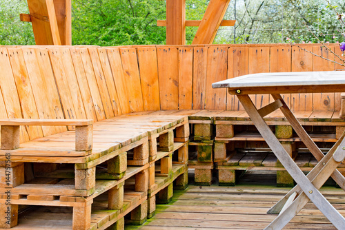 Euro palette Wooden bench
