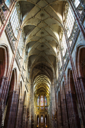 St.Vitus Cathedral, Prague, Czech Republic. photo