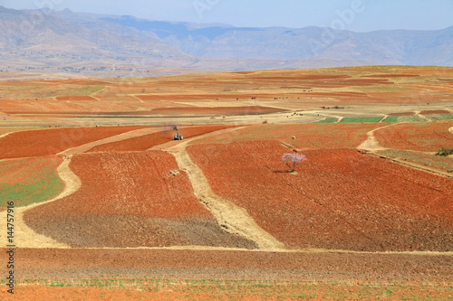 Landscape of the Kingdom of Lesotho photo