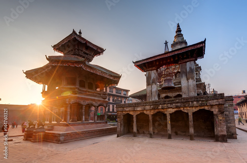 Bhaktapur city before earthquake, Nepal photo
