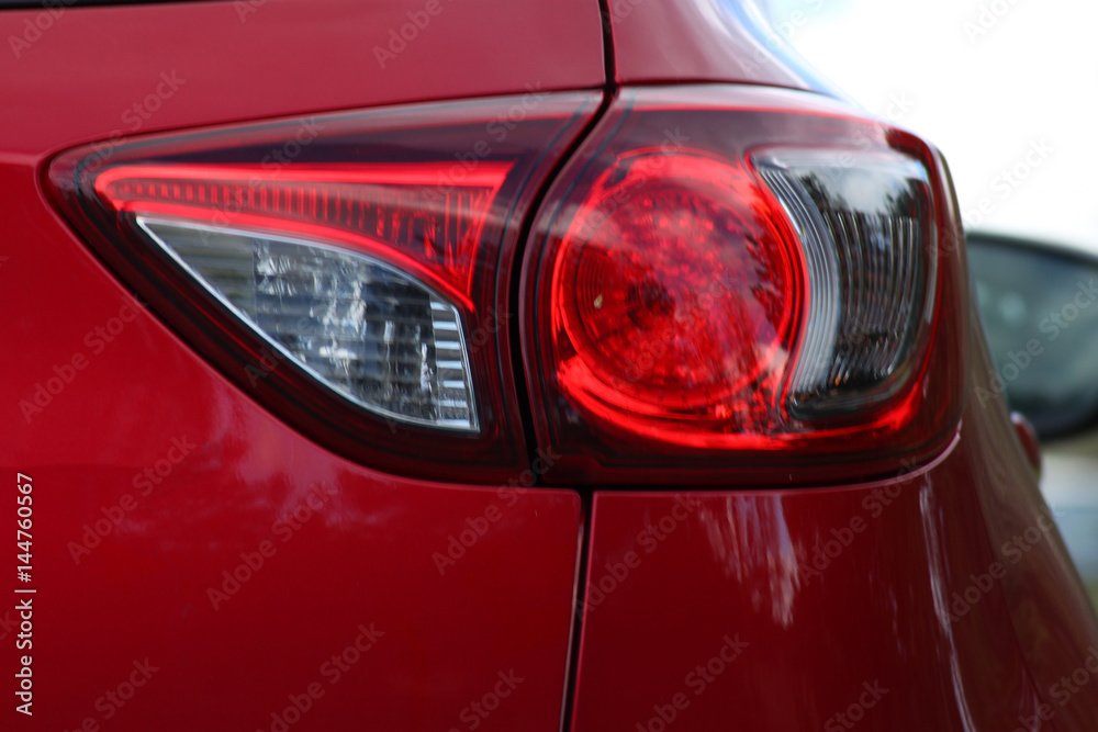 Modern car's tail light 
