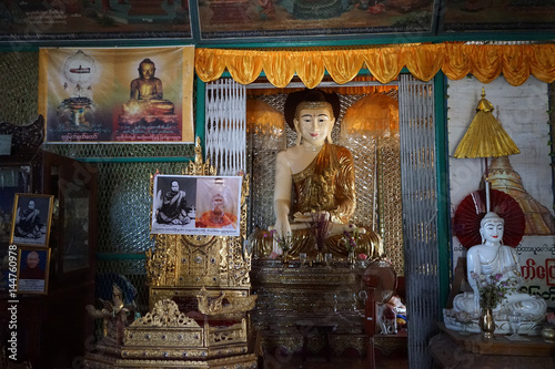 Buddha oin monastery photo