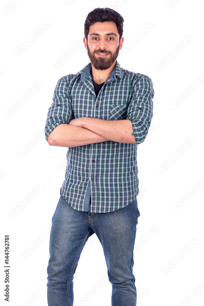 Young man smiling Young man smiling