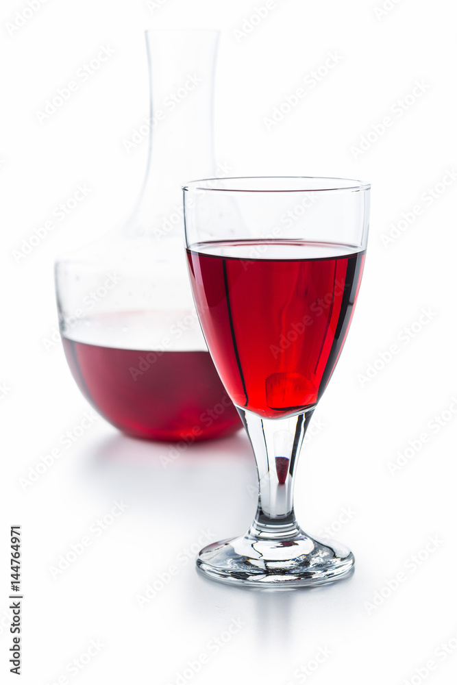 Glass of red wine. Glass of red wine.