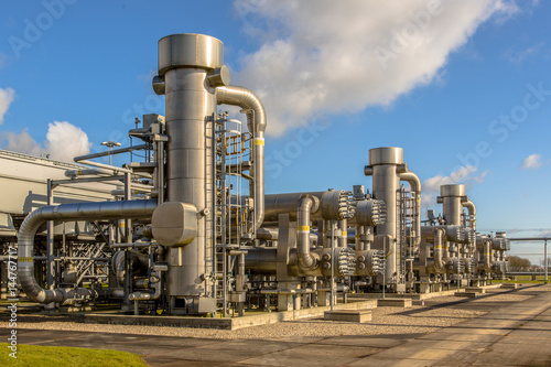 Dutch Natural gas processing site photo