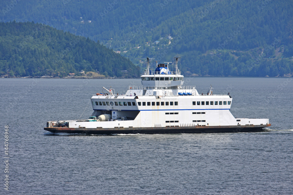 Ferry in British Columbia, Canada