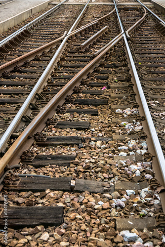 Straßenbahnschienen