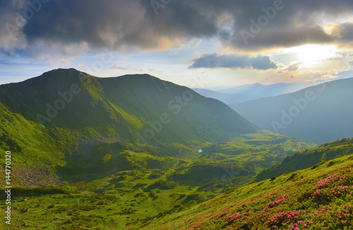 Fototapeta Naklejka Na Ścianę i Meble -  Summer mountains