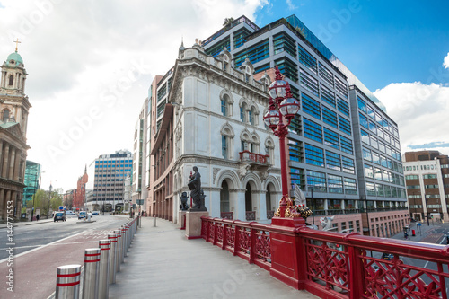 Obraz na plátně Sidewalk London